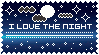 I love the night moon, clouds, and stars stamp