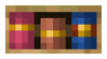Minecraft chiseled bookshelf stamp