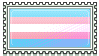 transgender pride flag stamp