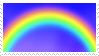 Perfect rainbow stamp