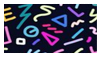 Arcade carpet design stamp