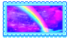 End of the rainbow stamp